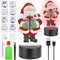 Homgaty Diamond Painting Weihnachten, Geschenke für Mädchen 6 7 8 9 10 Jahre, 5D Diamantmalerei DIY Nachtlicht Bastelset Basteln Weihnachtsdekoration, Weihnachtsgeschenke für Kinder 6-12 Jahre