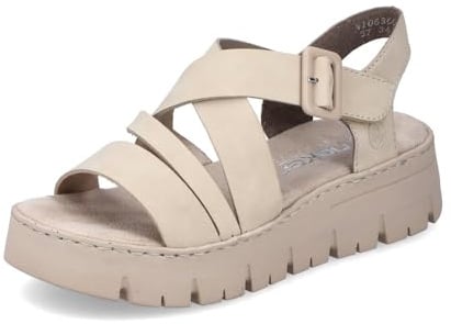 Rieker Damen Keilsandalen V1063, Frauen Sandalen