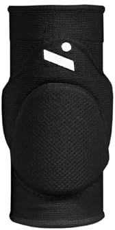 ninesquared Sleek Knieschoner Volleyball Unisex – Kompakt & Schützend – 1 Paar – Schwarz – Größe L