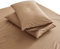Liemuao 2er-Set Kopfkissenbezüge aus 100 % Baumwolle, Kissenbezug 50 x 75 cm, Kissenschutz, mit Umschlagverschluss, atmungsaktiv und hypoallergen, maschinenwaschbar (braun)
