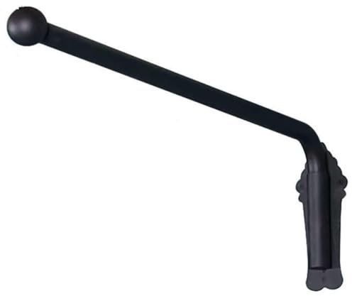 TUPOSTAR Vorhangstangen Mit Schwenkarm, Hochleistungs-Vorhangstange, Fenstervorhang-AusstellungsstäNder, Vorhangschiene Mit Schwenkarm FüR Die VordertüR,Schwarz,90cm
