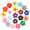 Blumen Flicken zum Aufbügeln, 20 Stück Bügelbilder für Textilien, Florale Patches zum Aufbügeln, Aufbügel Patches, Bestickte Aufnäher Blumen Bügelbilder für Textilien Kleidung Jeans Jacken Rucksäcke