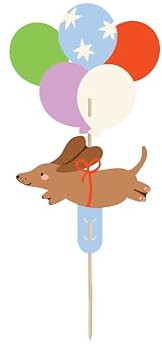 Tortendeko Dackel 9x17 cm