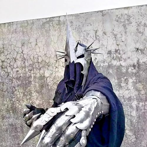 SHAROOANTIPAZ Mittelalterlicher Nazgul Hexenkönig Ganzkörper Herr der Ring Rüstung Cosplay Halloween