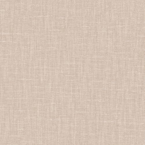 Crown M1888 Oakleigh Plain Luxury Fabric Textured Wallpaper, Dusky Clay