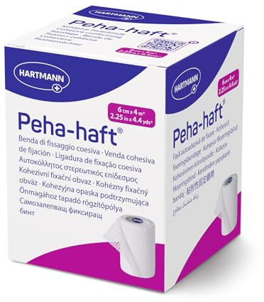 Hartmann PEHA-HAFT kohäsive, elastische Fixierbinde, 1 Stück (6 cm x 4 m)