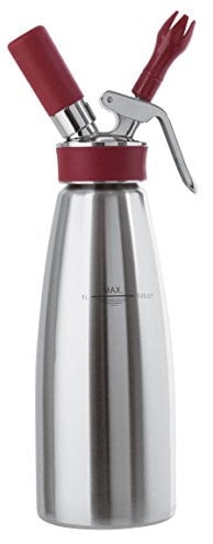 Paderno 41458-10 Sifone Professionale, 1.0 lt, Acciaio Inossidabile, Argento