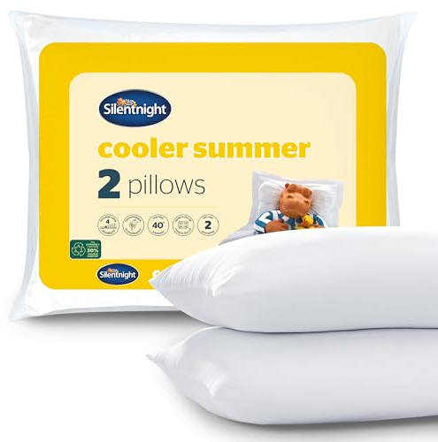 Silentnight Cooler Summer Pillow - 2 Pack