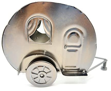 eXODA Weinflaschenhalter Metall Figuren Skulptur Campingwagen Deko