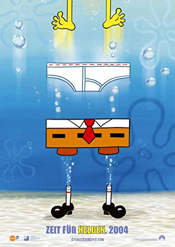 SpongeBob - Der Schwammkopf Film: Teaser (2004) | original Filmplakat, Poster [Din A1, 59 x 84 cm]
