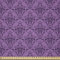 ABAKUHAUS Vintage ▾ Tessuto a Metraggio, Rococo damasco viola, Tessuto in Microfibra per Arti e Mestieri, 1 m, Viola e viola scuro