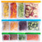 Greenzla Reusable Storage Bags – 12 Pack BPA FREE Freezer Bags ( 4 Reusable Gallon Bags & 4 Reusable Sandwich Bags & 4 Reusable Snack Bags), EXTRA THICK & Leakproof Reusable Lunch Bags for Food
