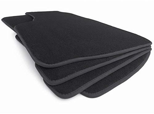 Fußmatten passend für VW Golf 1 Cabrio Velours Matten Autoteppich 4-teilig Automatten Set Schwarz