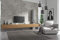 Wuun Somero Vitrine 360cm (Board:Eiche/Eiche, Vitrine:Grau-Matt/Grau-Hochglanz)