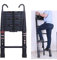 Autofather Teleskopleiter mit 3,8 m und abnehmbarem Haken, Aluminium-Dachbodenleiter, ausziehbare Dachbodenleiter, maximale Belastung 150 kg, nach Norm EN131