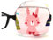 Unique Belle Bande Dessinée Eye Patch Lunettes Couverture Entraînement Paresseux Amblyopie Strabisme Corrigé Correctifs Pour Les Enfants - (Motif De Lapin) Oeil Gauche