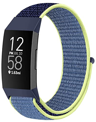 Runostrich Nylon Armband Kompatibel mit Fitbit Charge 4/Charge 3/SE, weiches Ersatzarmband atmungsaktives Sportarmband mit Uhrenarmbänder für Damen Herren