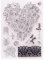 Arrietty Lots of Love Blumen Herz Form Spitze Rand Valentinstag Klar Stempel für Kartengestaltung Dekoration und DIY Scrapbooking