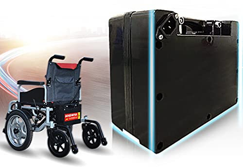 DREAMyun Elektrorollstuhl Battery Akku 24V/12Ah,15Ah,18Ah,20Ah,25Ah,30Ah,35Ah,40Ah,45Ah,50Ah,60Ah Lithium Batterie Versorgungsbatterie für eine Vielzahl von Elektrorollstühlen geeignet,24v,35Ah