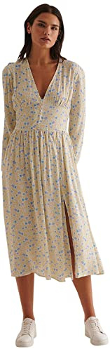 NA-KD Side Slit Midi Dress Vestido Informal para Mujer
