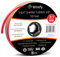 Wirefy 3/8 Heat Shrink Tubing - 3:1 Ratio - Adhesive Lined - Marine Grade Heat Shrink - Red - 50 Feet Roll