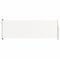 vidaXL Toldo Lateral Retráctil para Patio Separador Terraza Balcón Pantalla Solar Viento Enrollable Función Retroceso Automático Crema 220x600 cm