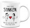 Tassenbrennerei Tasse Deine stinken Ich liebe Dich trotzdem - Liebestasse Geschenk für Freund oder Freundin - Männer & Frauen lustig (Weiß)