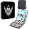 DLseego Aufbewahrungsbox für Spiele der Switch / Switch OLED / Switch Lite, Protable Spielkarte Tasche Organizer mit 12 Spielkarten-Slots und 12 Micro SD Card Slots,Abzeichen