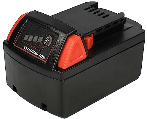 EXTENSILO Akku kompatibel mit Milwaukee M18 CAG125X-502X, CAG125XPD, CAG125XPD-0X Elektrowerkzeug (5000 mAh, Li-Ion, 18 V)