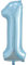 Vthoviwa 40 Zoll/18 Farbens Luftballon Zahlen 1 Perlblau, Luftballon 1. Geburtstag Foil Ballon, 0123456789,10-19,20-25,30,40,50,60,70,80,90, Folienballon 1 Party Dekoration Helium Unterstützen