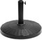 Happy Garden Pied de Parasol Droit QUIMPER Noir - mât de Parasol Compatible de 38 à 48mm