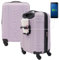 Wrangler Astral Bagage de Cabine Rigide de 50,8 cm, Lilas, 20-inch Carry-on