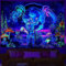 G-LIKE Wandteppich Wandtuch UV-Reaktiv Wandbehang – 3D Digital Bedruckt Farbenreich Dekostoff Dekoration für Wohnzimmer Schlafzimmer Party Urlaub
