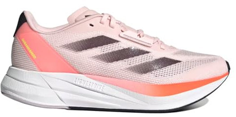 adidas Duramo Speed Running Shoes, Scarpe da Corsa Donna, Sandy Pink/Aurora Met/Solar Red, 44 EU