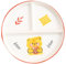Piatto Scomparti Ceramica, Piatti Ceramica, Piatto Diviso in Tre per Dieta Adulti, Piatti per Snack, Instalata, Dessert, Piatto Diviso in Tre per Dieta (8 Polici)