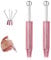 2 Stück Piercing Zange Schmuck Pinzette mit 4 Klauen Schmuck Pick up Werkzeug Anti-Rutsch Schmuck Aufhebwerkzeug für Edelsteinabholung, Pick up Piercing Kugel