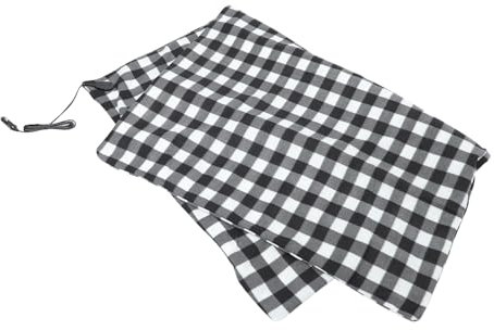 ULTECHNOVO Heizdecke Auto beheizte Reisedecke tragbar elektrischer Reisewurf wärmende warme Decke Outdoor-Decke elektrische Reisedecke Polarfleece Weiß