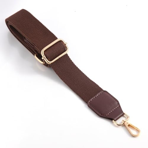 Dunkel braun Taschengurt 3.8cm Breit Taschengurte zum Wechseln Taschenband Schulterriemen Schultergurt für Taschen Trageriemen Taschenriemen Handtaschen Gurt