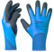 Waterproof Thermal Insulated Winter Work Gloves | Fully Latex Rubber Coated for Water Proof | Fleece Lining Freezer Gloves for Out Door Cold Weather, Car Washing, Fishing, Cleaning (Medium (8))