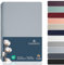 BARBONS Spannbettlaken 180x200cm - Spannbetttuch für Dicke Matratzen bis zu 27 cm 100% Baumwolle Oeko-TEX Zertifiziert Bettlaken Jersey Bettware Bettbezug für Boxspringbett - Hellblau 180 x 200