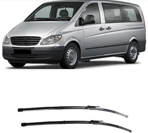 SZXBCLL 28+26 Limpiaparabrisas, para Mercedes Benz Vito Viano W639 2006-2014 Limpiaparabrisas Delantero Duración Escobilla limpiaparabrisas Coche Accesorios