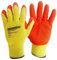 SupremeTTF Supremly Tough 24 Pairs Orange Latex Coated Work Gloves Builders Gardening industrial Mechanincs Gloves Rubber Gloves (2XL)