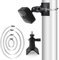Guyode Ring Kamera Halterung mit Stahlfelgen, 360° Drehbarer Ring Solarpanel Halterung, Holder für Ring Stick Up Cam, Outdoor Kamera Masthalterung, Verstellbare Camera Indoor Halter Zubehör (Schwarz)