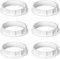 Lampshade Reducer Ring E14 Lamp Shades Reducer Washer Light Socket Rings Screw Collar Ring 28MM Plastic Lamp Ring Lamp Shade Holder Adapter Ring Lampshade Fittings E14 for Table Lamp, White, Pack of 6
