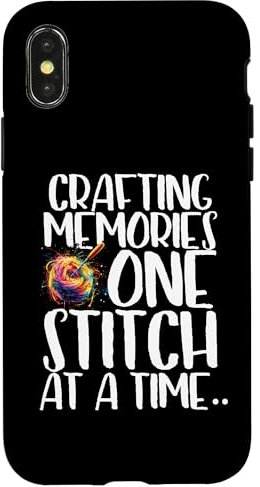 Crafting Memories One Stitch at a Time Case for iPhone X/XS