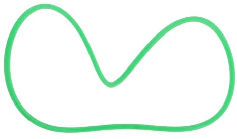 Dryer round Belt PU Polyurethane Replacement Part for Clothes Dryer | Green round Profile, Smooth Surface Options, High Transmission Efficiency, Easy Installation, Rear Drum Support