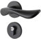 OSQZHBFE Serratura for porta interna, serratura divisa, serratura magnetica a ventosa, serratura magnetica, nucleo in rame nero, corpo della serratura 58(08-11Goldsinglelock)
