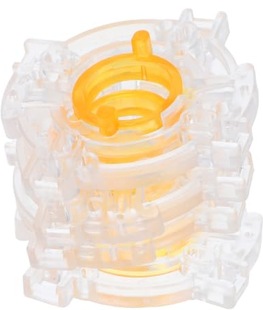 KOMBIUDA 4 Piezas Base de Joystick Transparente con Anillos Retenedores Redondos para de Accesorios de Repuesto de