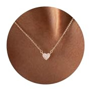 KINHOPI Kette Gold Damen 14K Gold Vergoldet Halskette Damen Herz, Unendlichkeit, Kleeblatt, Katze, Libellen, Pferd, Blume, Korn, Flugzeug, Pfeil Charm Anhänger Schmuck Geschenke Frauen Mädchen