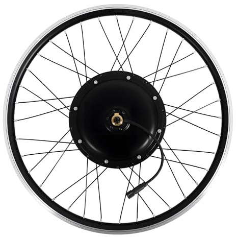 CHERIPOLI 1500W 48V 26 Zoll E-Bike Umbausatz Hinterrad Kit, LCD-Anzeige Elektrofahrrad-Kit Bike Elektrofahrrad-Umbausatz Electric, für Hinterrad